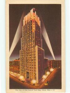 Postcard First Central Bank Akron Ohio # 417A