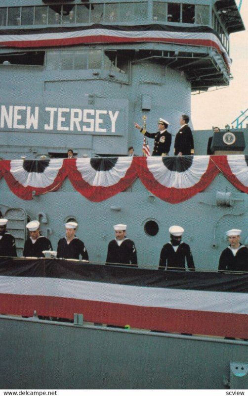 U.S.S. New Jersey (BB-62), 1970s;