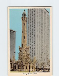 Postcard Chicago Water Tower, Chicago, Illinois