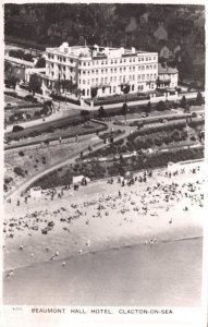 Beaumont Hall Clacton On Sea Hotel Spectacular Aerial RPC Postcard