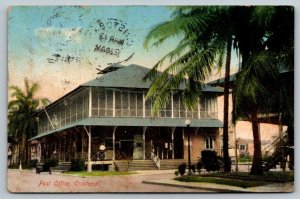 Cristopal  Cuba    Post Office   Postcard