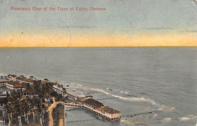 Town of Colon Panama 1913 