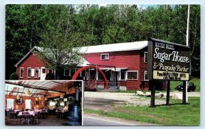 JEFFERSON, NH New Hampshire ~ Roadside WATER WHEEL SUGAR HOUSE c1960s Postcard