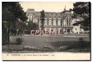 Old Postcard Cabourg Grand Hotel and Gardens