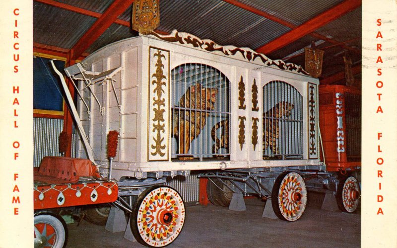 FL - Sarasota. Circus Hall of Fame, Cage Wagon