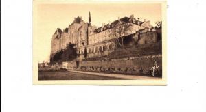 BF12477 solesmes l abbaye vue prise du bord de la sarth  france front/back image