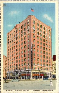 Washington Seattle Hotel Mayflower Curteich