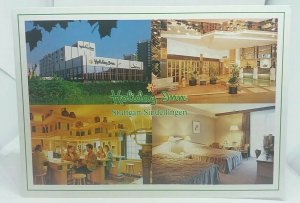 Vintage Multiview Postcard Holiday Inn Hotel Stuttgart Germany  VGC