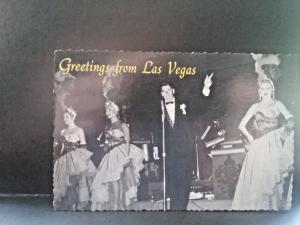 Postcard Ronald Regan at the Frontier Hotel, Greetings from Las Vegas   Z7