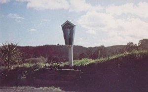 Puhoi 1953 Constructed Catholic First Wayside Shrine New Zealand Postcard