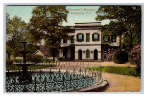 Governors Mansion Columbia South Carolina SC UNP DB Postcard U21