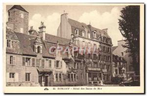 Old Postcard Roscoff Hotel des Bains de Mer