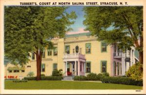 New York Syracuse Tubbert's Court At North Salina Street