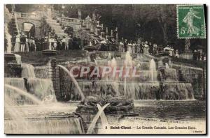 Postcard Old Saint Cloud La Grande Cascade Many waters