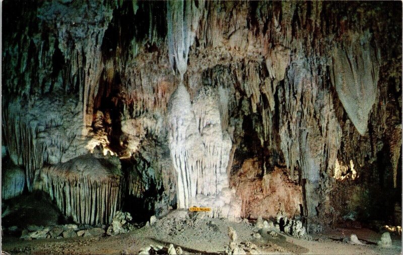 Kings Palace Carlsbad Caverns National Park New Mexico Rocks Chrome Postcard 