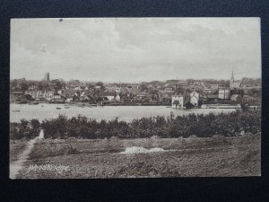 Suffolk WOODBRIDGE Panoramic View c1913 Postcard by Frith