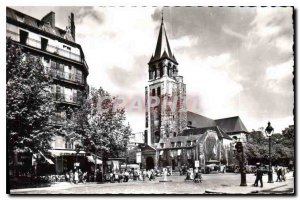 Postcard Old Place Paris Saint Germain des Pres and the Church