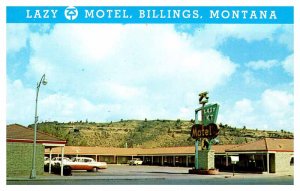 Postcard MOTEL SCENE Billings Montana MT AT5828