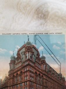 Antique Postcard entitled, Waldorf Astoria Hotel