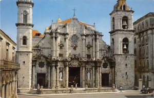 La Catedral Habana Cuba, Republica de Cuba Unused 