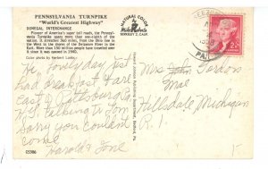 PA - PA Turnpike. Donegal Interchange ca 1958