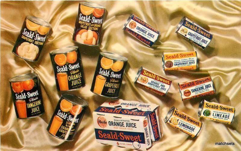 1950's PLYMOUTH, FLORIDA Seald-Sweet Advertisement postcard 2127