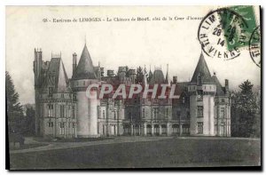 Old Postcard surroundings Limoges Le Chateau de Bort Approval of the courtyard