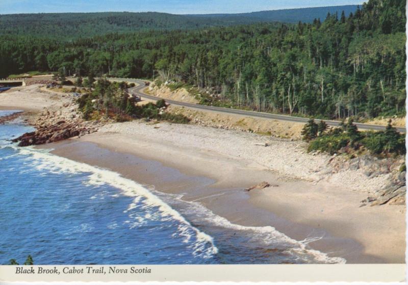 Black Brook Cabot Trail Nova Scotia NS Unused Postcard D24