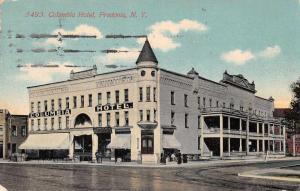 Fredonia New York Columbia Hotel Antique Postcard J60307
