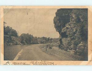 Pre-1907 NATURE SCENE Little Falls - Near Herkimer New York NY A1405