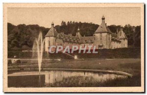 Old Postcard Autun Ancient Castle Montijeu former residence Talleyrand Perigord