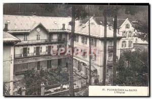 Old Postcard Plombieres les Bains the Hospital