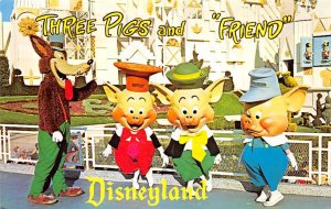 Three little pigs fantasyland Disneyland, CA, USA Disney Unused 