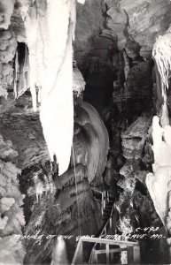 RPPC,Temple of the Gods, Fairy Cave(Talking Rocks Cave),Branson MO,Old Post Card