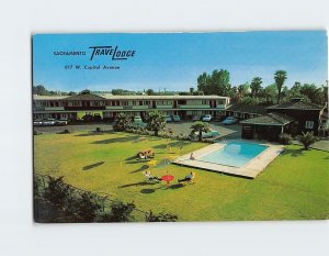 Postcard Sacramento TraveLodge, Sacramento, California