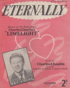 Eternally Limelight Charlie Chaplin Piano Sheet Music