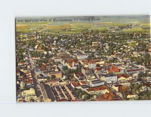 Postcard Bird's-eye View of Harrisonburg, looking North, Harrisonburg, Virginia