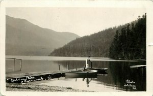 RPPC Wilson Photo 50 Postcard Cultus Lake, British Columbia Fraser Valley Canada