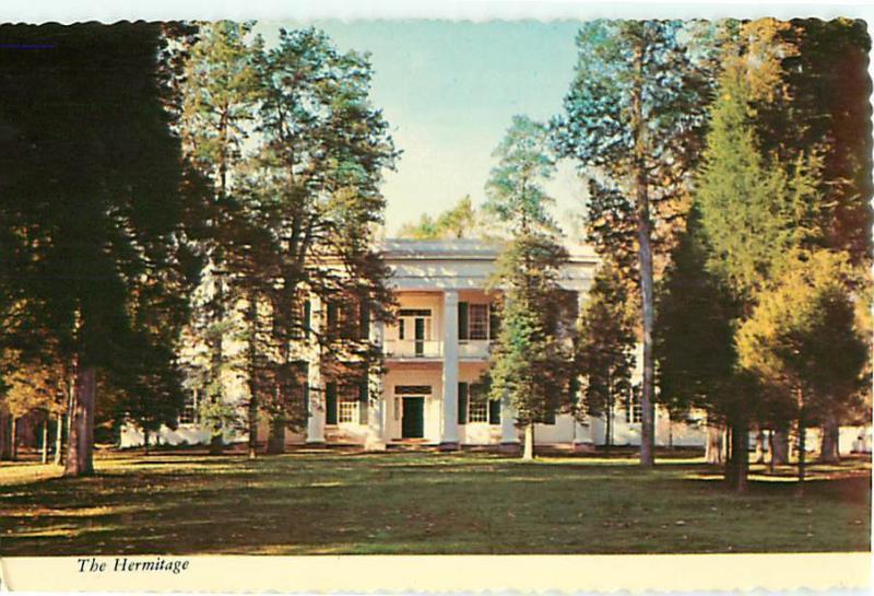 Vintage Postcard The Hermitage Home of Andrew Jackson Knoxville Tennessee # 1433