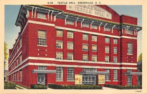 Textile hall Greenville, South Carolina