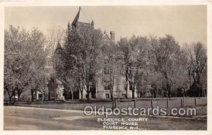 Real Photo, Florence County Court House Florence, Wis, USA 1935 