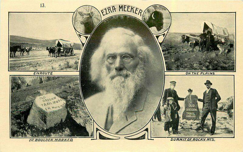 C-1910 Ezra Meeker Multi View postcard 5436 Summit 5436