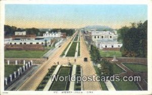 Avenida leguia Lima, Peru Unused 