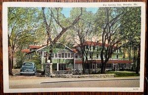 Vintage Postcard 1938 Big Springs Inn, Neosho, Missouri (MO)