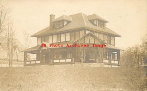 Unknown Location, RPPC, Nice Architecture Style House, Exterior Scene