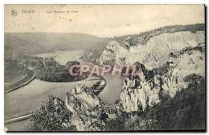 Old Postcard Dinant Les Rochers De Freyr
