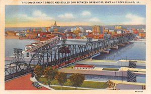 Government Bridge Roller Dam Davenport, Iowa