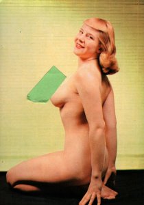 Nude Women Posing Artistic Anatomy Studies Model  Blank Back  Postcard