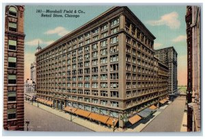 Chicago Illinois IL Postcard Marshall Field And Company Main Retail Store c1940s