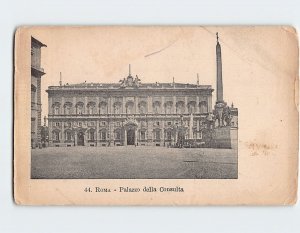 Postcard Palazzo della Consulta, Rome, Italy